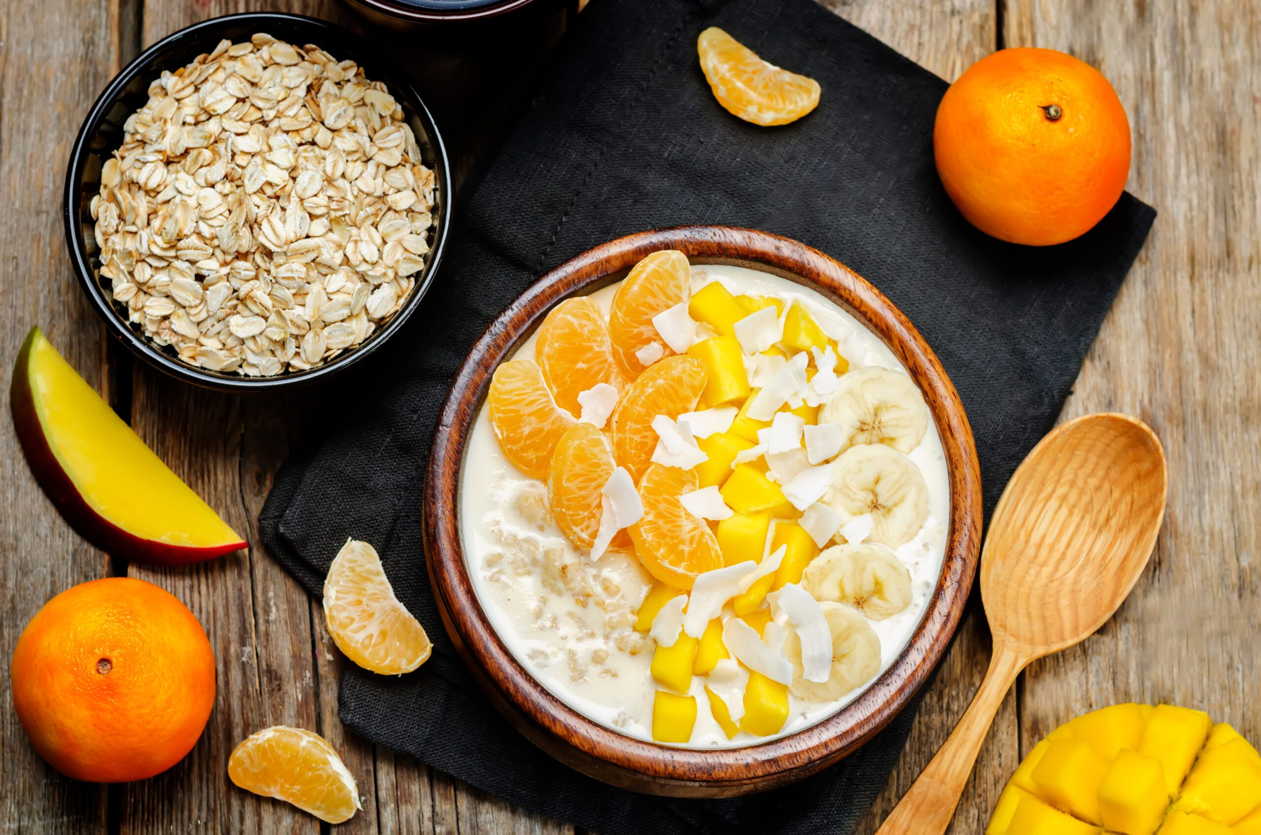 Delta-Rezept: Overnight Oats mit Banane und Mango - Schlanke Figur