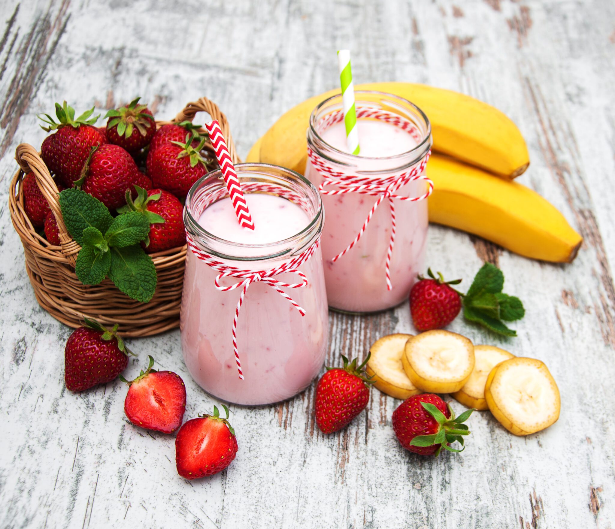 Gamma-Rezept: Erdbeer-Bananen-Milchshake - Schlanke Figur